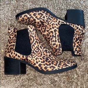Leopard booties